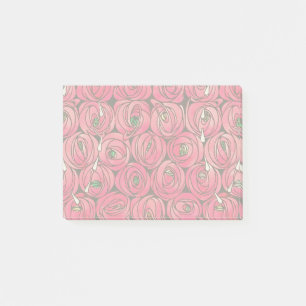 Ro Art nouveau Rennie Macintosh Graphic Post-it Block