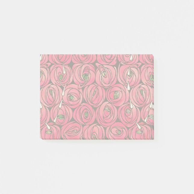 Ro Art nouveau Rennie Macintosh Graphic Post-it Block (Framsida)