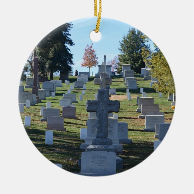 Ro av arga gravstenar, Arlington Julgransprydnad Keramik (Framsidan)