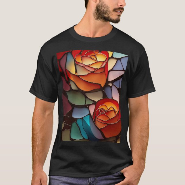 Ro av glasaktigt glas t shirt (Framsida)