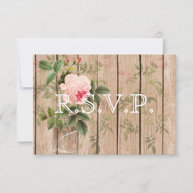 Ro av Orleans Ecru-Bröllop OSA Card (Framsida)