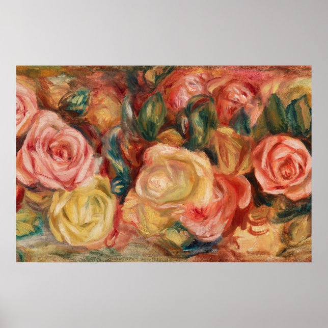 Ro av Renoir Impressionist Painting Poster (Framsidan)