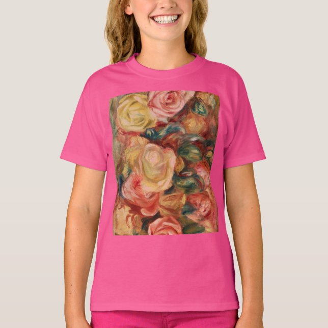 Ro av Renoir Impressionist Painting T Shirt (Framsida)