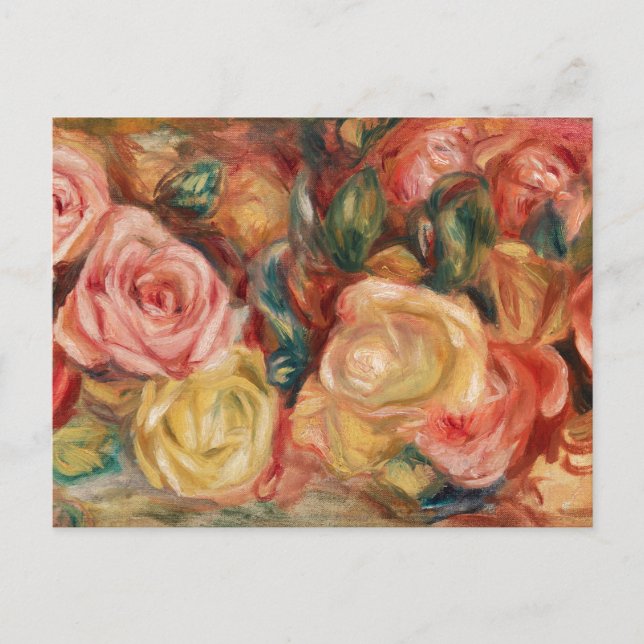 Ro av Renoir Impressionist Painting Vykort (Framsida)