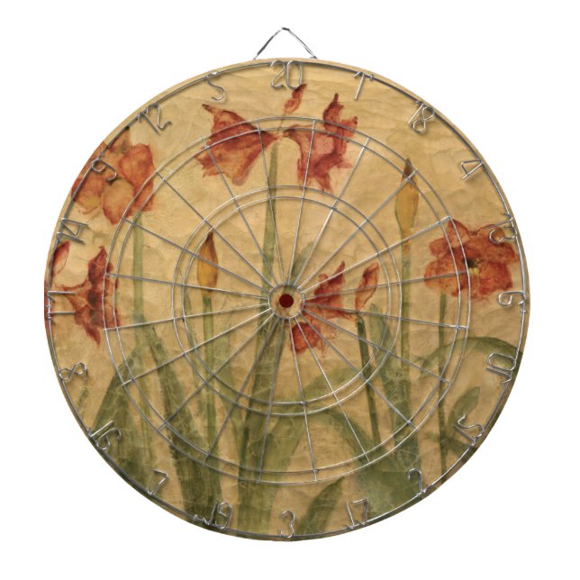 Ro av röd Amaryllis Piltavla (Framsidan)