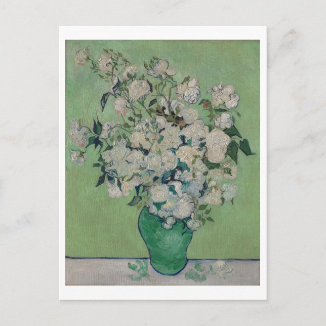 Ro av Vincent Van Gogh Blommigt Painting Postcard Vykort (Framsida)