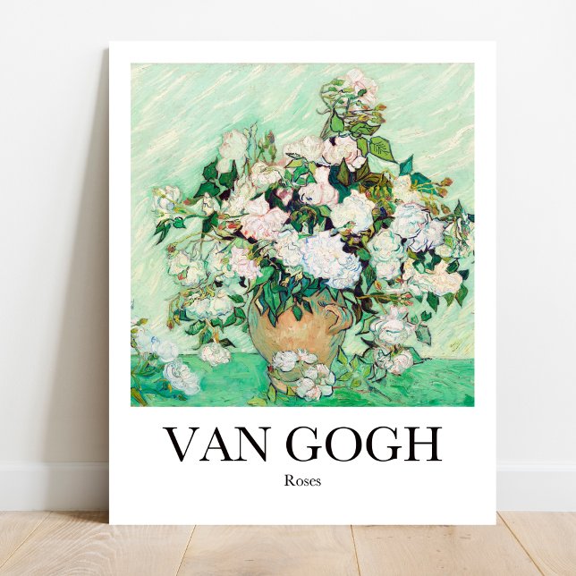 Ro av Vincent van Gogh Poster (Van Gogh's Bold Roses: Bring vibrancy to your walls! High-quality art poster)
