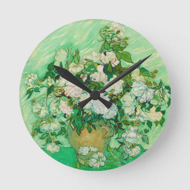 Ro av Vincent van Gogh Round Wall Clock Rund Klocka (Framsida)