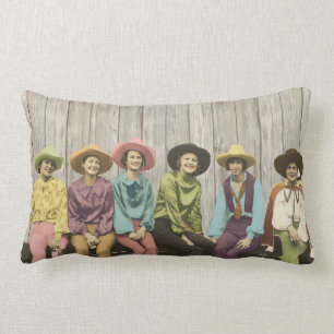 Ro av vintage som westerna Cowgirls kudder Lumbarkudde