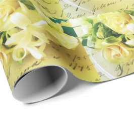 Ro, band, gammal handskrift presentpapper