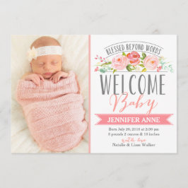 Ro Banner | Birth-meddelande Meddelande