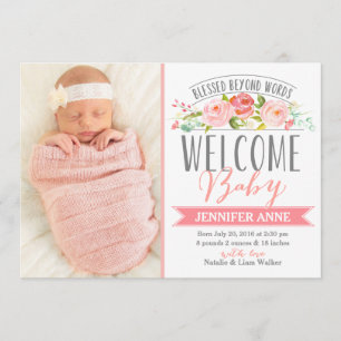 Ro Banner Birth-meddelande Meddelande