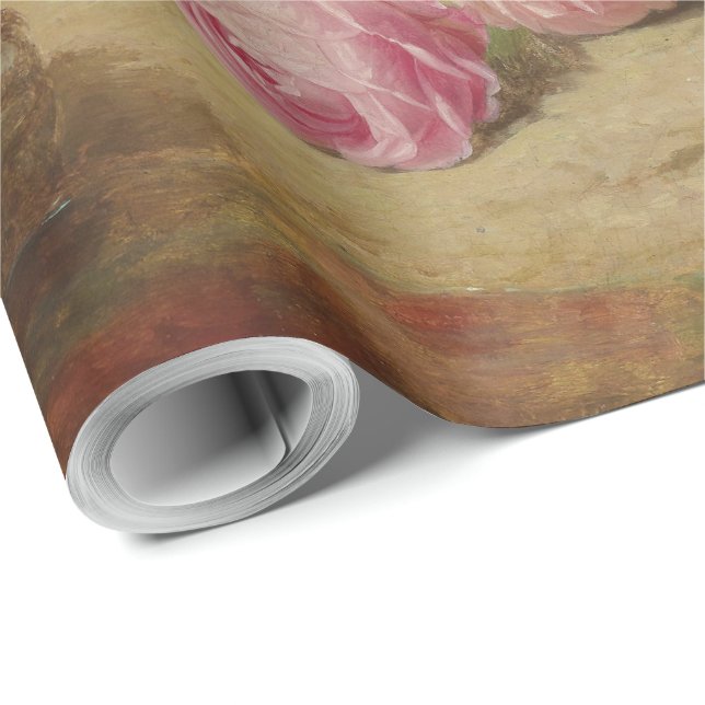 Ro Biet vid skogsområdet Golv med fjärilar Presentpapper (Rullad Hörn)