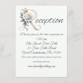 Ro Big R-bröllopskort för mottagningskort för bröl Tilläggskort