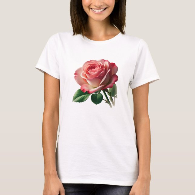 Ro blomdegien t shirt (Framsida)