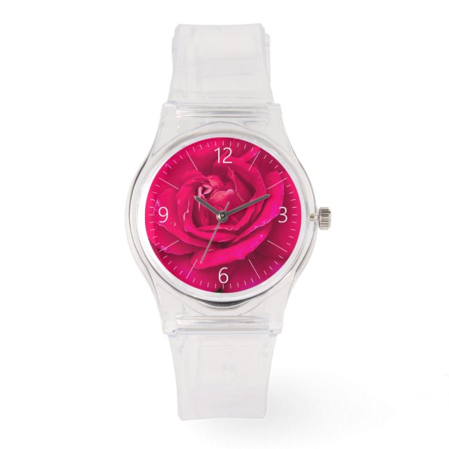 Ro blomma armbandsur (Framsida)