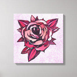 Ro blomma canvastryck