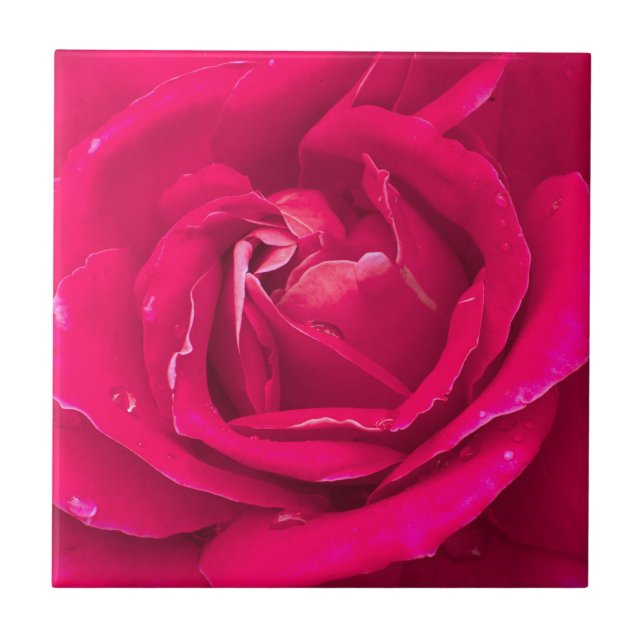 Ro blomma kakelplatta (Framsidan)