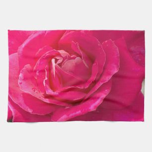 Ro blomma kökshandduk