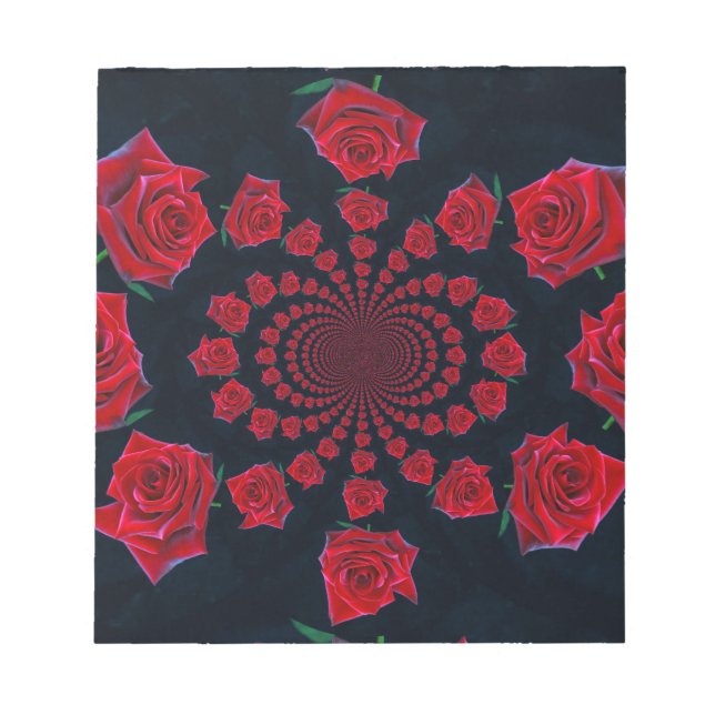 Ro: Blommigt Fantasy Anteckningsblock (Framsida)