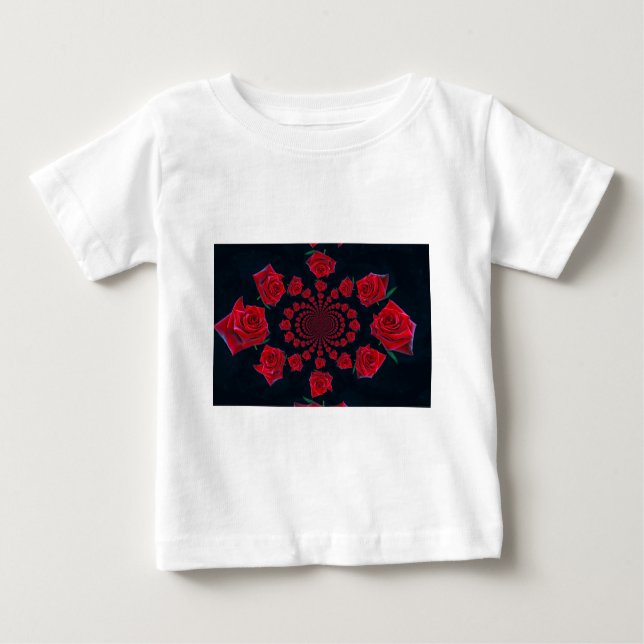 Ro: Blommigt Fantasy T-shirt (Framsida)