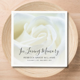 Ro Blommigt fotominnesfunktion Pappersservett