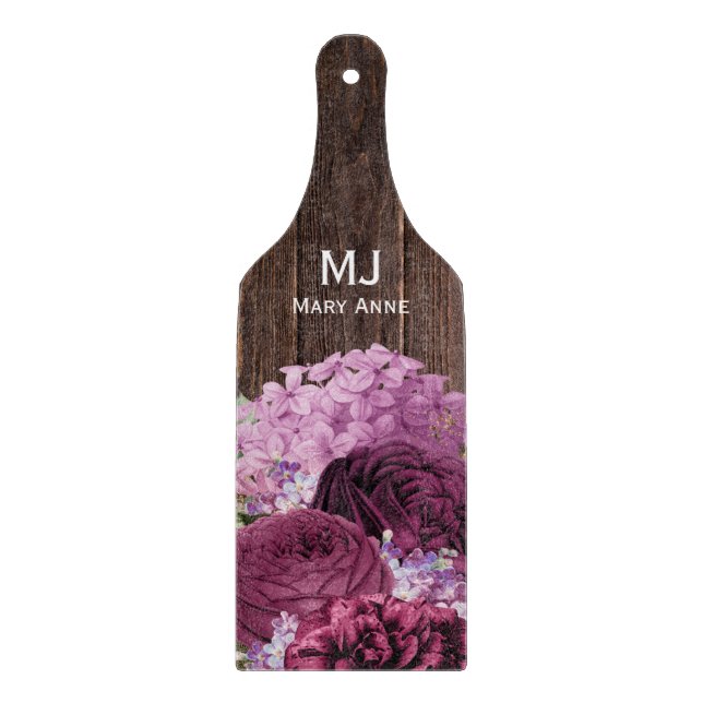 Ro blommigt land kök DIY monogram namn (Framsidan)