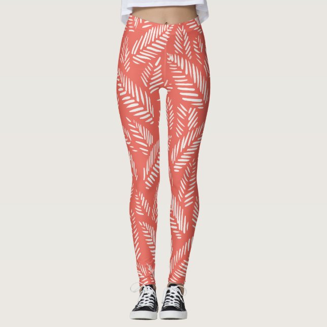 Ro Blommigt Leggings (Framsida)