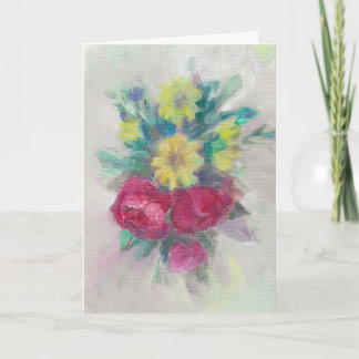 "Ro Blommigt Medley." Djurhälsningskort Kort