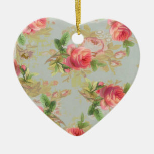 Ro Blommigt Ornament