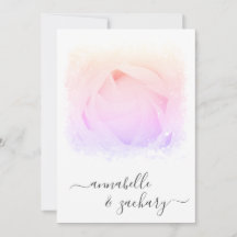 *~* Ro Blommigt OSA - QR AR8 WEDDING-inbjudan