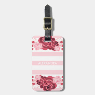 Ro Blommigt Rand Bagagebricka