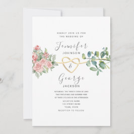 Ro Blommigt  Rosan Bröllop Inbjudningar