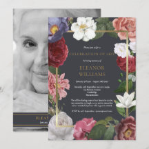 Ro Blommigt, svart och vitt foto