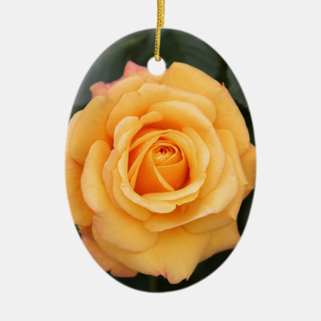 ro blommor, kärlek, maka, raring julgransprydnad keramik (Framsidan)