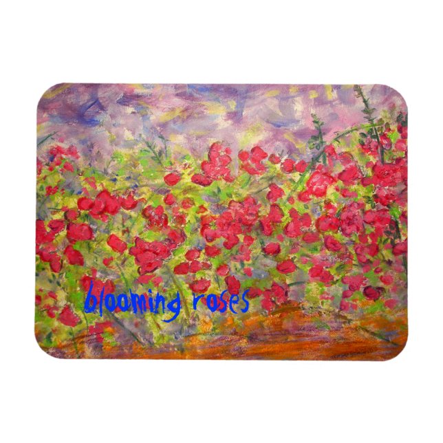 ro blomning magnet (Horisontell)