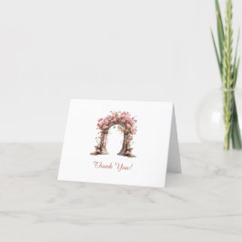 Ro Boho Bröllop Arch Tack Kort