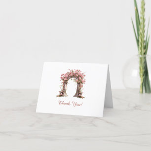Ro Boho Bröllop Arch Tack Kort