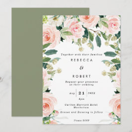  ro boho modern bröllopsinbjudan inbjudningar