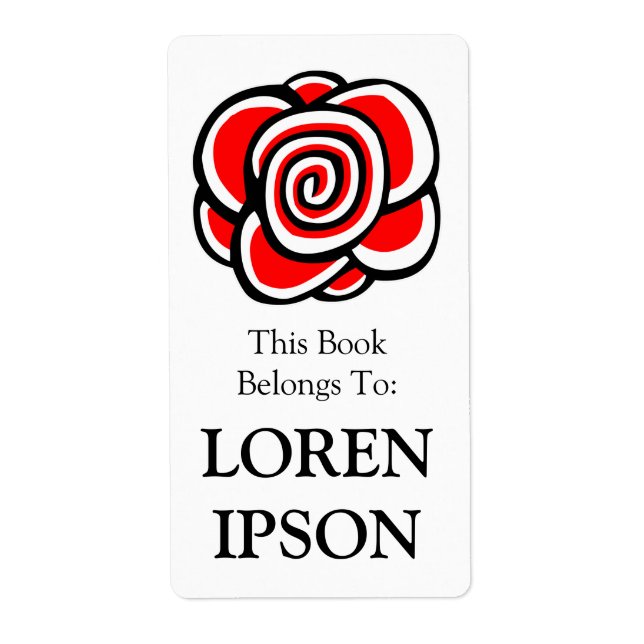 Ro bokskylt fraktsedel (Framsidan)