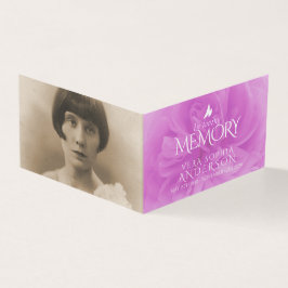 Ro-bön/dikt-kort för begravning kort