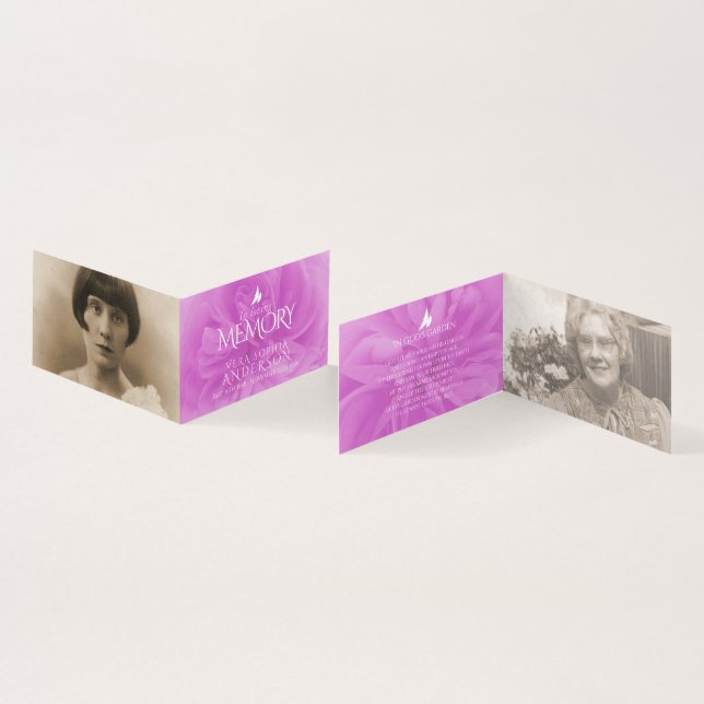 Ro-bön/dikt-kort för begravning kort (In- och utsida)