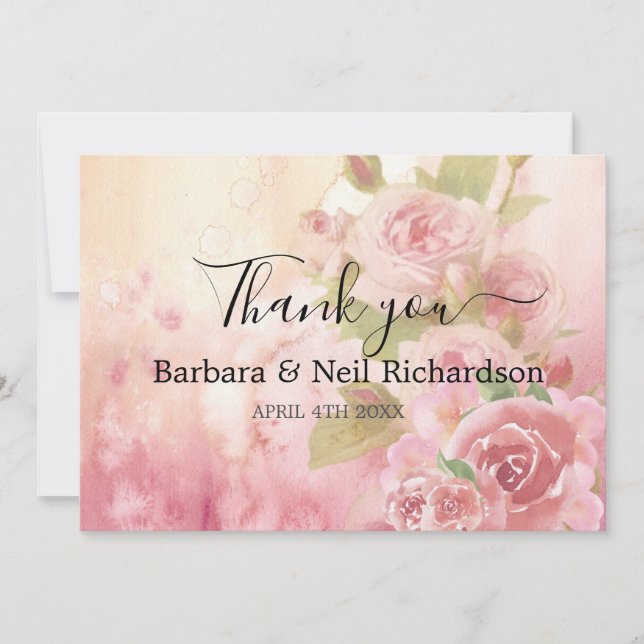  Ro Botaniska Bröllop Tack (Framsida)