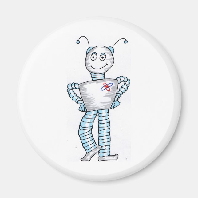 Ro bott magnet (Framsidan)