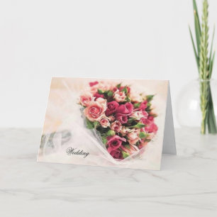 Ro Bouquet-bröllopsinbjudan Inbjudan