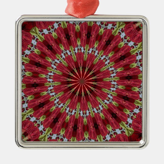 Ro Bouquet Kaleidoskop under glas 1 Julgransprydnad Metall (Framsidan)