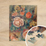 Ro Bouquet | Renoir Pussel<br><div class="desc">Ro Bouquet | Bouquet de Ro 1900 | Originalteckningar av Fransk Impressionist-artist Pierre-Auguste Renoir (1841-1919). Den bra konstmålningen skildrar en abstrakt som fortfarande är imponerande av blommor i vacker jordisk rosa,  korall,  grönt och brunt färg. Använda verktygen för att lägga till anpassningsbar eller anpassa bilden.</div>