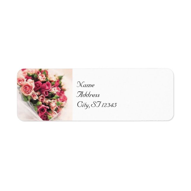 Ro Bouquet Returadress Etikett (Framsidan)