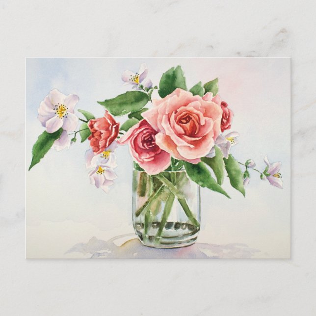 Ro Bouquet Vykort (Framsida)