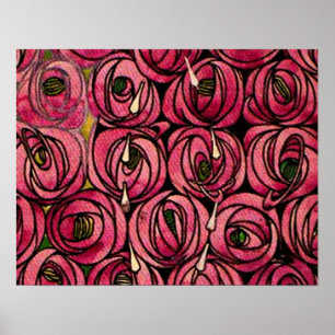 Ro, bra konsmålning av Charles Mackintosh Poster